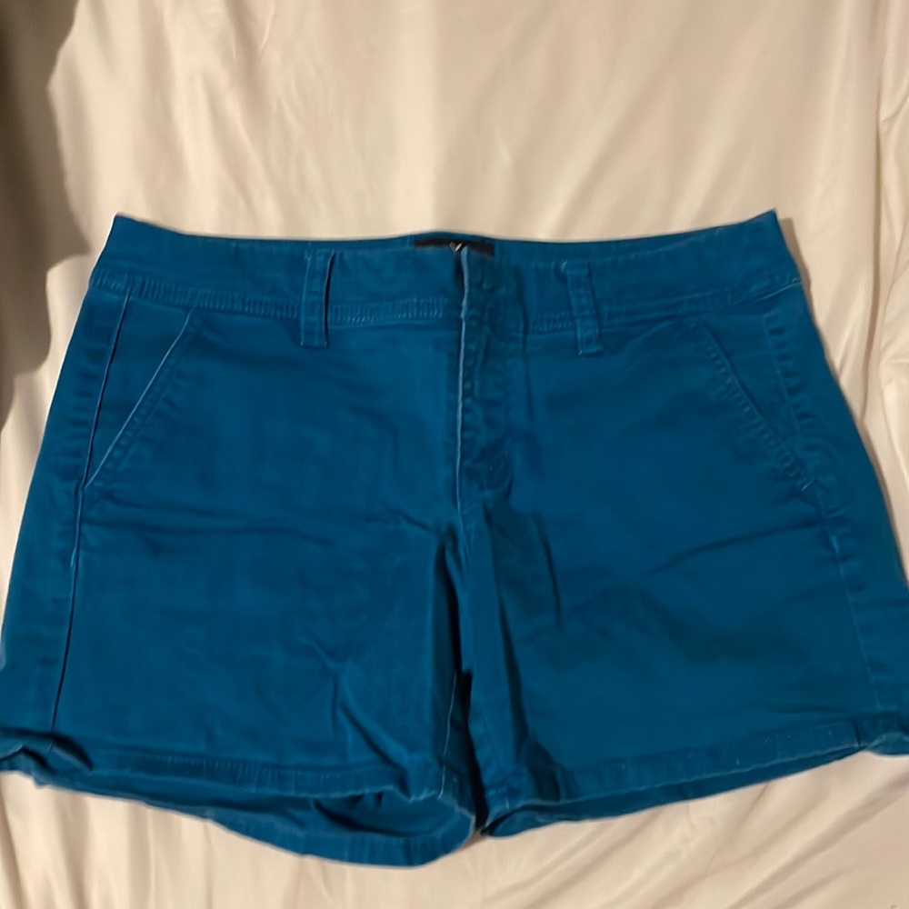Turquoise American Eagle Midi Shorts